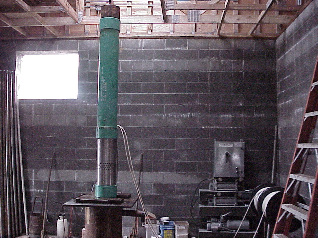 Valve Installed above the pump